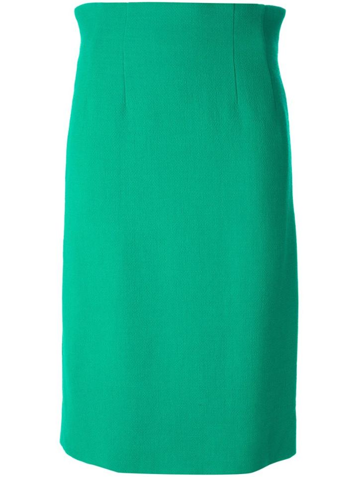 Céline Vintage Classic Pencil Skirt - Green