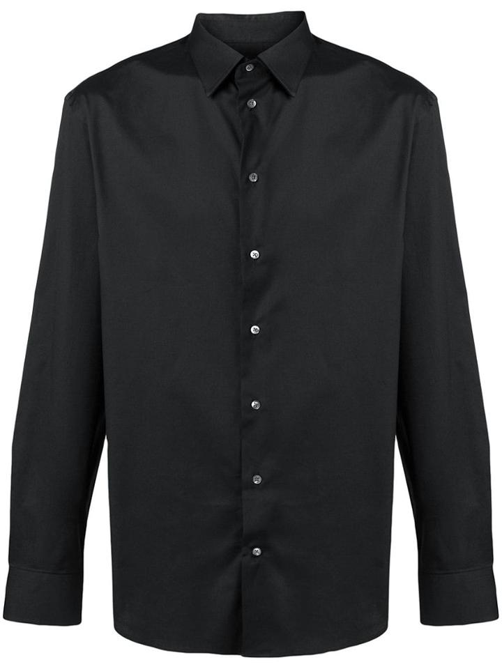 Emporio Armani Button Down Shirt - Black