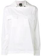 Fay Front Pockets Blouse - White