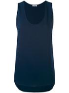 P.a.r.o.s.h. - Scoop Neck Top - Women - Polyester - Xs, Blue, Polyester