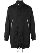 Versus Zip-up Jacket, Men's, Size: 48, Black, Nylon/spandex/elastane/polyester/cotton