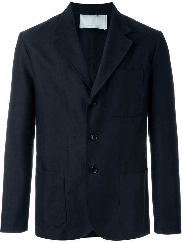 Société Anonyme Friday Jacket, Men's, Size: 48, Black, Cotton/linen/flax