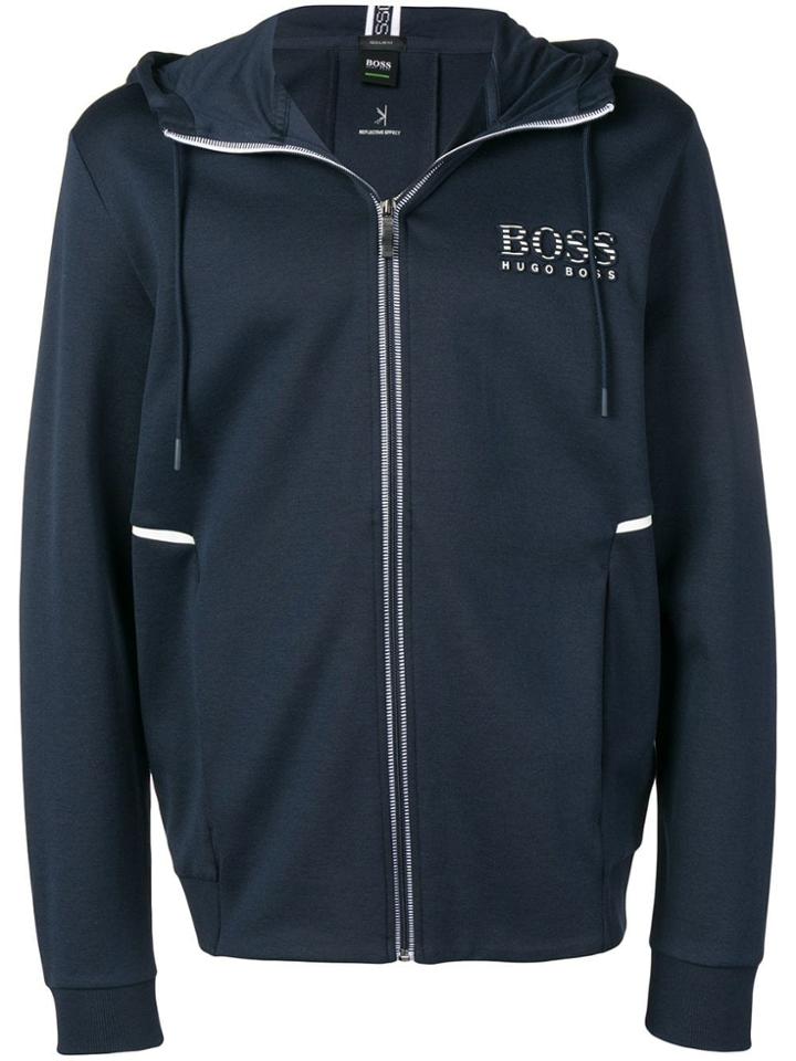 Boss Hugo Boss Zipped Hoodie - Blue
