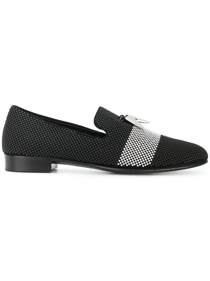 Giuseppe Zanotti Design Shark Loafers - Black
