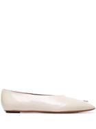 Marni Dancer Ring Embellished Ballerinas - White
