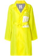 P.a.m. Graphic Print Belted Coat - Yellow & Orange
