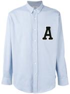 Ami Alexandre Mattiussi 'a' Patch Shirt - Blue