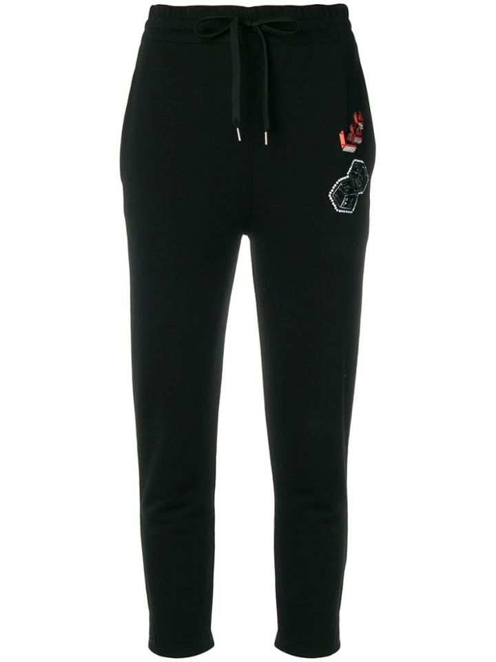 Mcq Alexander Mcqueen Branded Tracksuit Trousers - Black