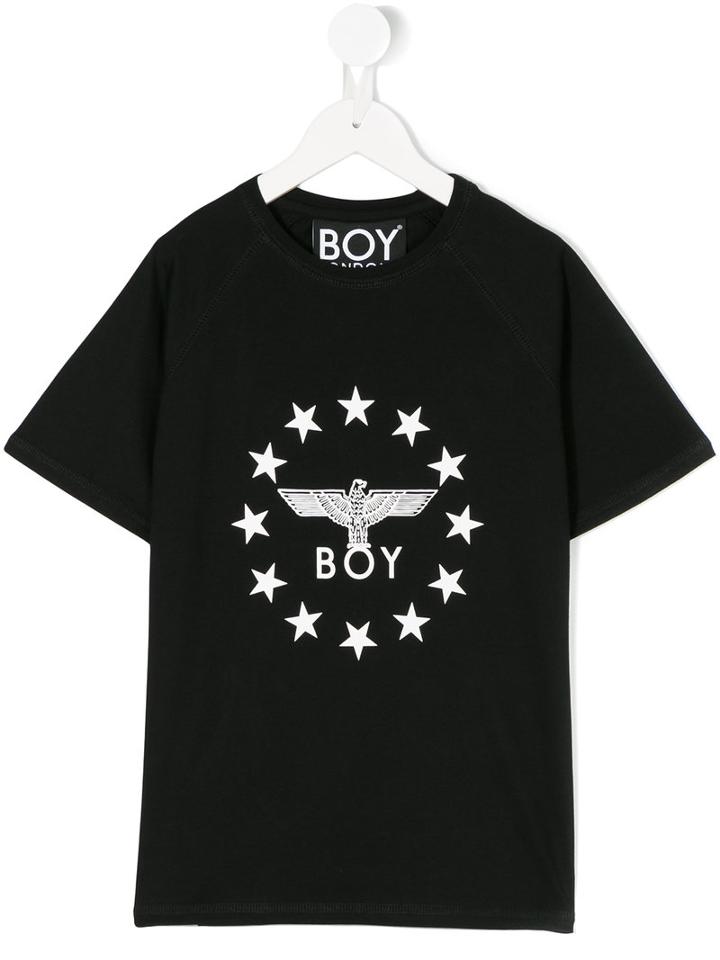 Boy London - Globe Star T-shirt - Kids - Cotton - 11 Yrs, Black