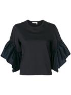 See By Chloé Flared Designer Blouse - Blue