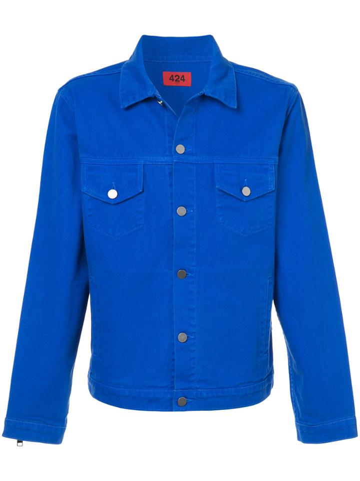 424 Fairfax Classic Denim Jacket - Blue
