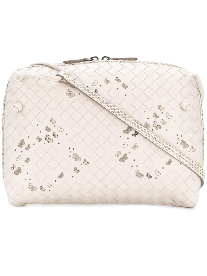 Bottega Veneta Butterfly-print Crossbody Bag - Nude & Neutrals