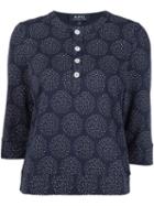 A.p.c. Dotted Print Top
