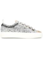 Nº21 Platform Glitter Sneakers - Grey