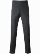 Thom Browne Tapered Trousers, Men's, Size: 0, Grey, Wool/cupro