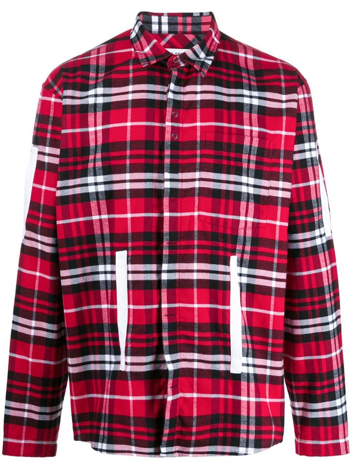 Craig Green Long Sleeved Cotton Shirt - Red