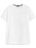 Burberry Pocket Detail Cotton Jersey T-shirt - White