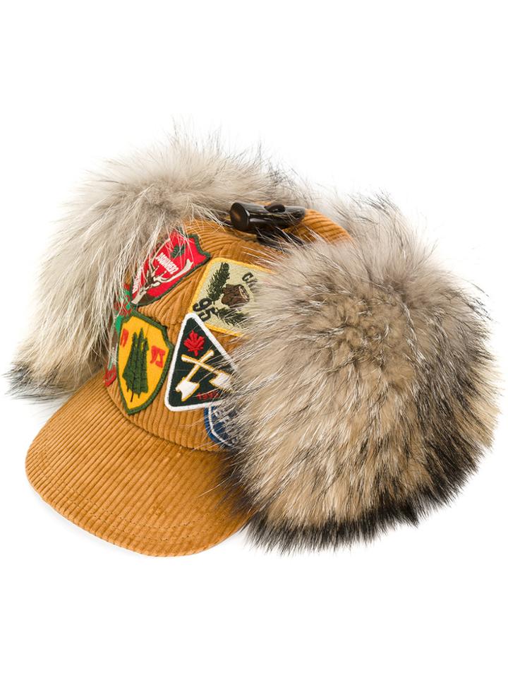 Dsquared2 Ski Hat - Brown