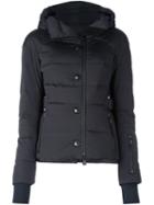 Moncler Grenoble Hooded Puffer Jacket, Women's, Size: 4, Black, Polyamide/spandex/elastane/nylon