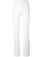 Norma Kamali - Slim-fit Trousers - Women - Polyester/spandex/elastane - M, White, Polyester/spandex/elastane
