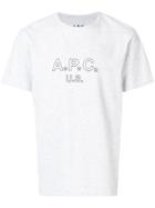 A.p.c. Front Printed T-shirt - Grey
