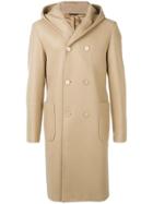 Daniele Alessandrini Double Breasted Overcoat - Neutrals