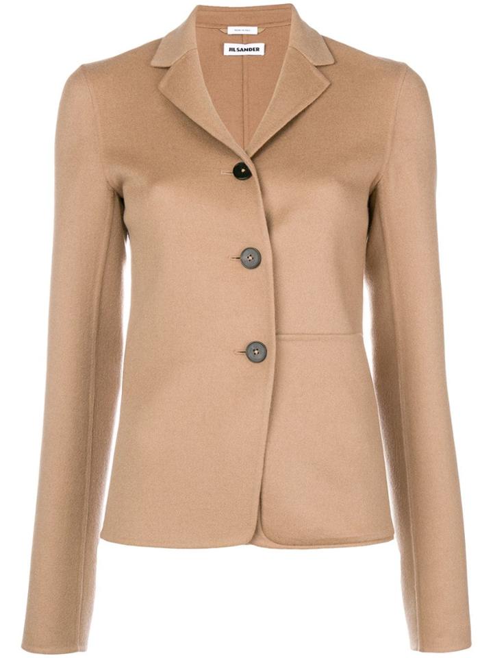 Jil Sander Tailored Blazer - Nude & Neutrals