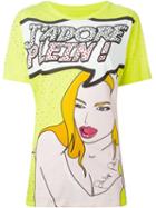 Philipp Plein 'j'adore' T-shirt, Women's, Size: Small, Yellow, Cotton
