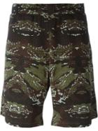 Marcelo Burlon County Of Milan Cardenas Track Shorts, Men's, Size: S, Brown, Cotton
