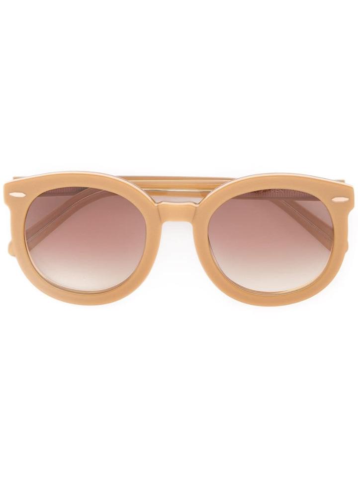 Karen Walker Super Duper Sunglasses - Brown