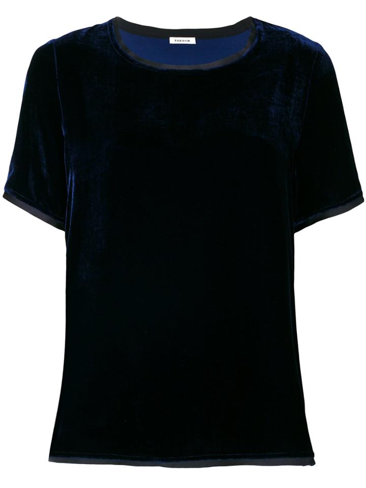 P.a.r.o.s.h. Plain T-shirt - Blue