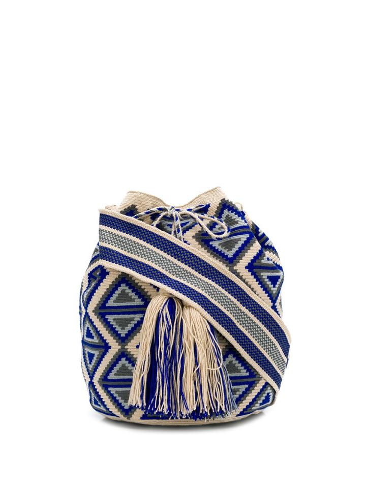 Folkloore Folkloore - Woman - Colombian Mochilla - Blue