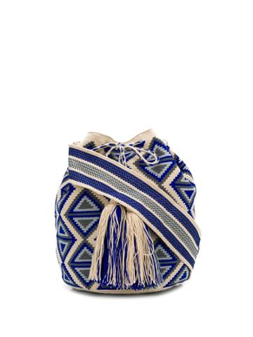 Folkloore Folkloore - Woman - Colombian Mochilla - Blue