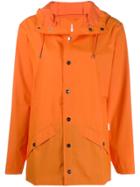 Rains Hooded Raincoat - Orange