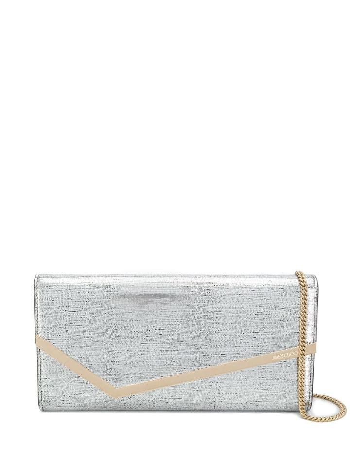 Jimmy Choo Erica Clutch Bag - Silver