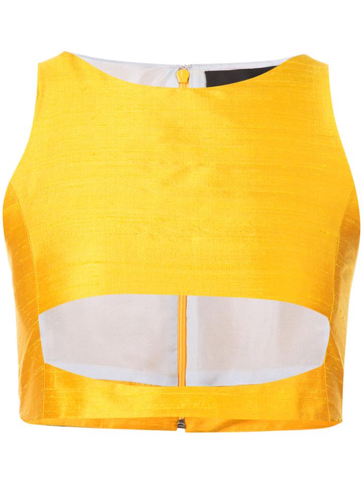 Eric Schlosberg Under Bust Top - Yellow & Orange