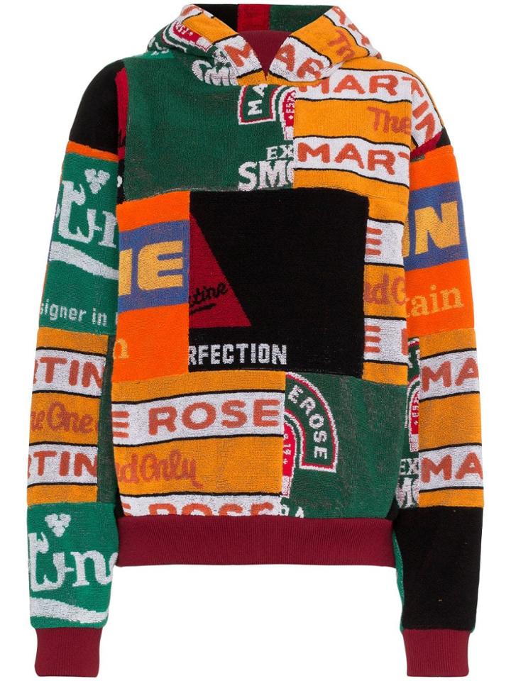 Martine Rose Beermat Towelling Hoodie - Unavailable