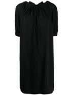 Mm6 Maison Margiela Short-sleeved Dress - Black