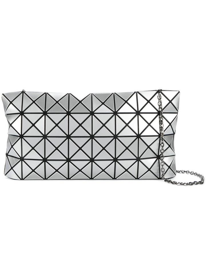 Bao Bao Issey Miyake - Embroidered Clutch Bag - Women - Pvc - One Size, Grey, Pvc