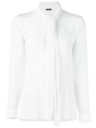 Anine Bing V-neck Lightweight Blouse - Black