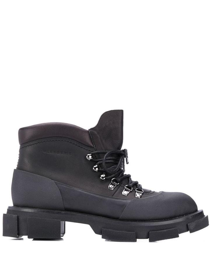 Clergerie X Both Flat Hyker Boots - Black