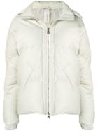 Giorgio Brato Leather Down Jacket - Neutrals