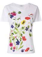 Blugirl Floral Print T-shirt - White