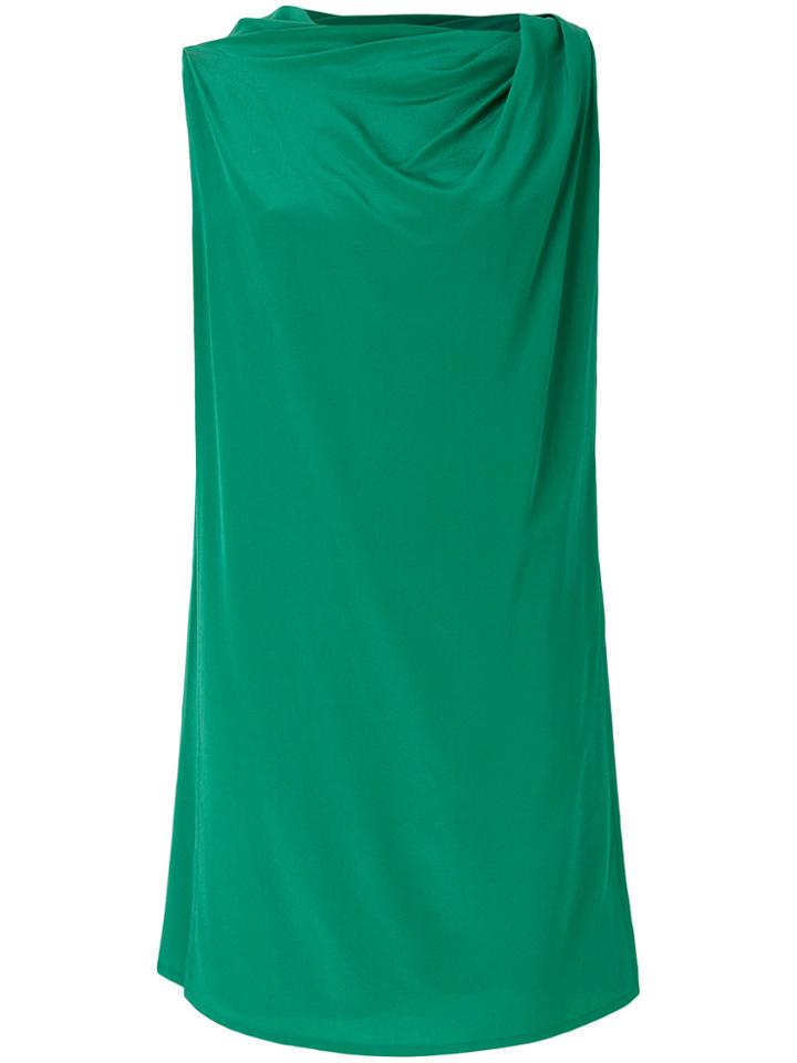 Rick Owens Asymmetrical Shift Dress - Green
