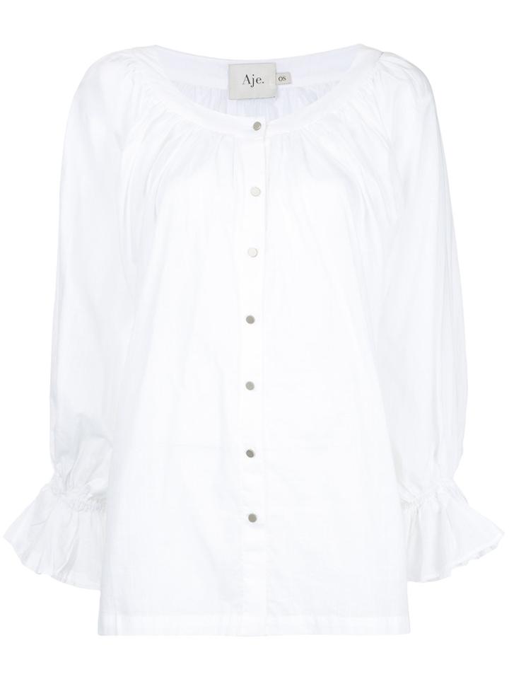Aje Le Corsaire Button Blouse - White