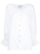 Aje Le Corsaire Button Blouse - White