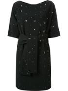 Osman Embellished Belted Dress