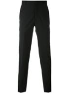 Alexander Mcqueen - Slim Fit Trousers - Men - Mohair/wool - 50, Black, Mohair/wool