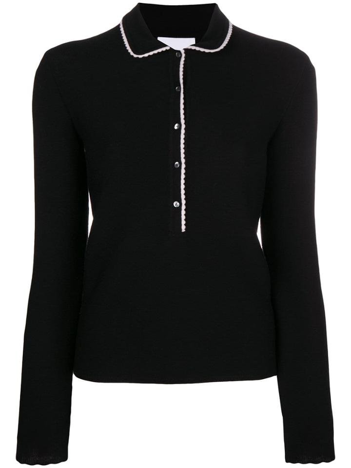Molli Dandy Knit Top - Black