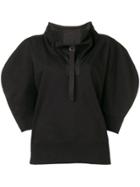 Bottega Veneta Oversized Short-sleeve Sweater - Black